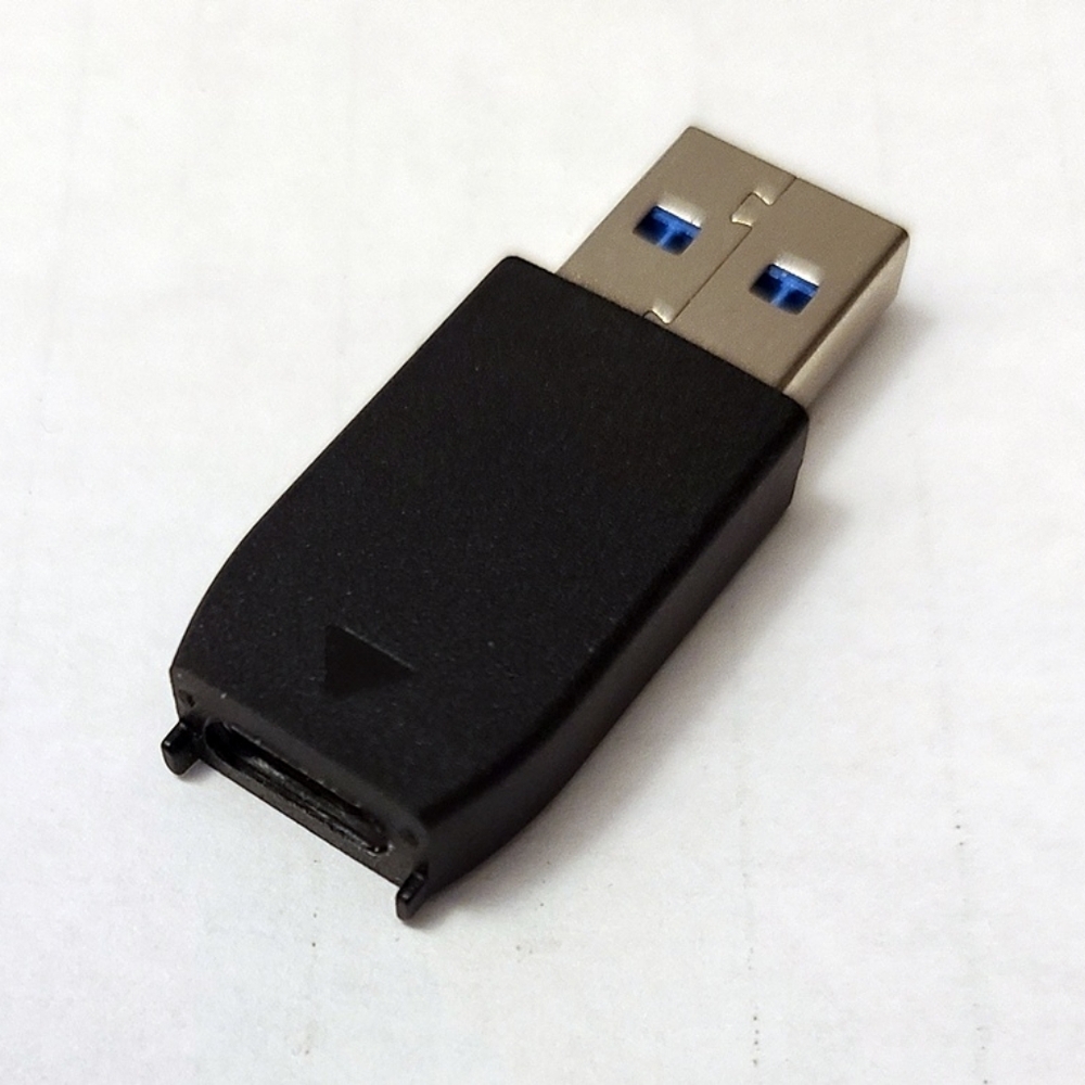 USB-A Male to USB-C Female Adapter Connector - cellphone computer cable